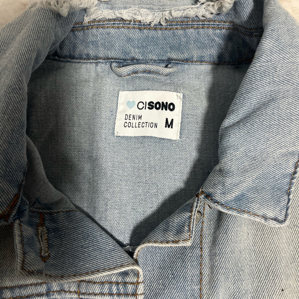 Distressed Jean Jacket - Picture 3 of 3